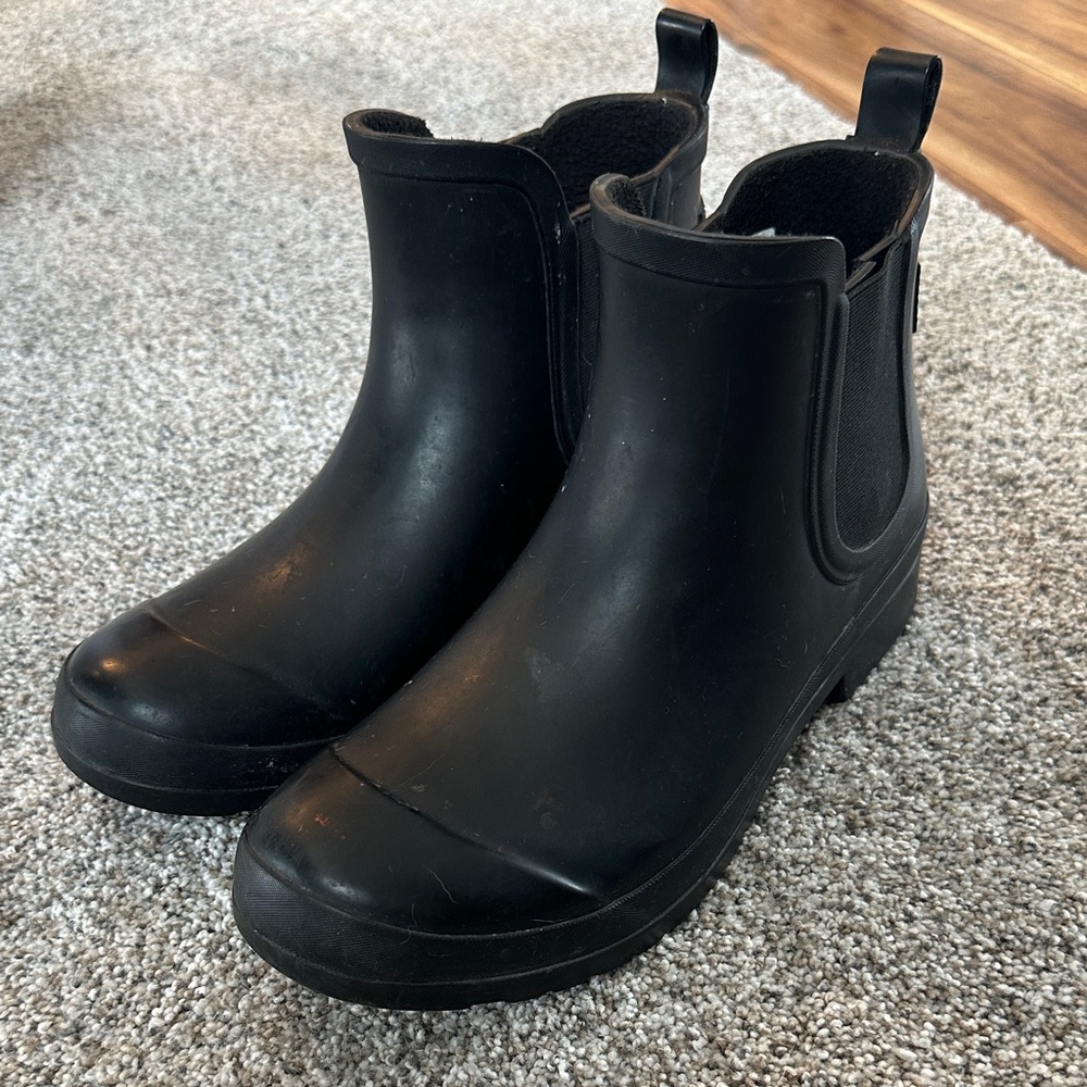 Sperry Black Ankle Waterproof Boots - Picture 3 of 5